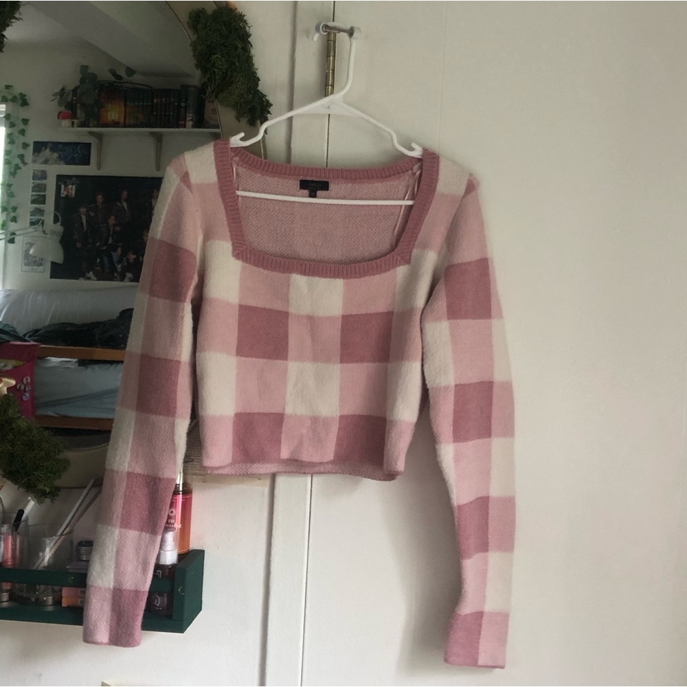 Gingham Sweater